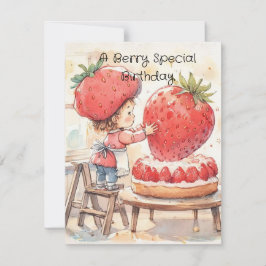 Berry Special Birthday Digital Download 招待状