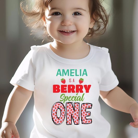 Berry Special First Birthday Shirt トドラーTシャツ