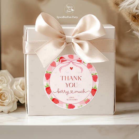 Berry Strawberry  ラウンドシール