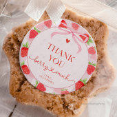 Berry Strawberry  ラウンドシール