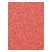 Berry Strawberry Cherry White Hand drawn Modern. テーブルクロス (正面)