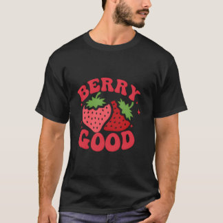 Berry Strawberry Fruit Farmers Pocket Tシャツ