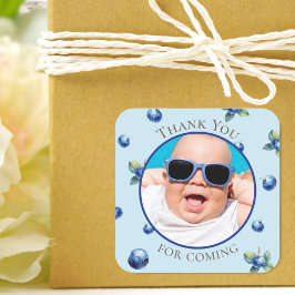 Berry Sweet誕生日の写真に来感謝 スクエアシール