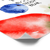 Berry Sweet 1ST BIRTHDAY MILESTONE ポスター (角)