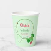 Berry Sweet 1st Birthday Paper Cups 紙コップ (正面)