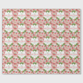 Berry Sweet 2nd Birthday Strawberry Party  ラッピングペーパー (フラット)