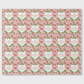 Berry Sweet 5th Birthday Strawberry Party ラッピングペーパー (フラット)