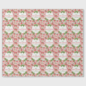 Berry Sweet 7th Birthday Strawberry Party  ラッピングペーパー (フラット)