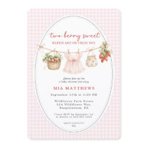 Berry Sweet Babies  Strawberry Twins  ベビーシャワー