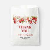 Berry Sweet Baby Shower フェイバーバッグ (正面)