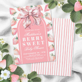 Berry Sweet Baby Shower 招待状