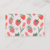 Berry Sweet Baby Shower Book Request Response Card エンクロージャーカード (裏面)