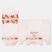 Berry Sweet Baby Shower Favor Box フェイバーボックス (見開き)