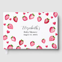 Berry Sweet Baby Shower Guest Book ゲストブック