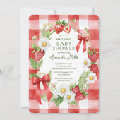 Berry Sweet Baby Shower Invitation 招待状 (正面)