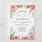 Berry Sweet Baby Shower Invitation  招待状 (正面)