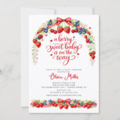 Berry Sweet Baby Shower Invitation 招待状 (正面)