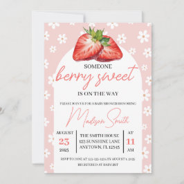 Berry Sweet Baby Shower Invite 招待状