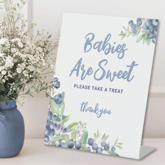 Berry Sweet Baby Shower Treat Bar 台座サイン