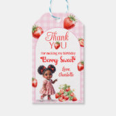Berry Sweet Birthday - Afro Baby Berry ギフトタグ (正面)
