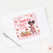 Berry Sweet Birthday - Afro Baby Berry スクエアシール (封筒)