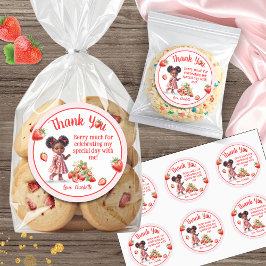 Berry Sweet Birthday - Afro Baby Berry ラウンドシール