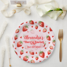 Berry Sweet Birthday - Baby Berry ペーパープレート