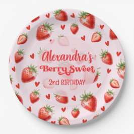 Berry Sweet Birthday - Baby  Berry ペーパープレート
