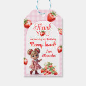 Berry Sweet Birthday - Baby Blonde ギフトタグ (正面)