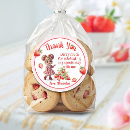 Berry Sweet Birthday - Baby Blonde ラウンドシール