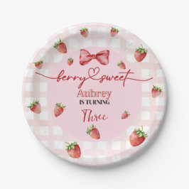 Berry Sweet Birthday Paper Plate ペーパープレート