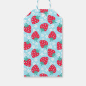 Berry Sweet Blue Strawberry Baby Shower ギフトタグ (裏面)