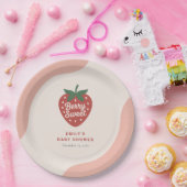 Berry Sweet Cute Baby Shower ペーパープレート (パーティー)