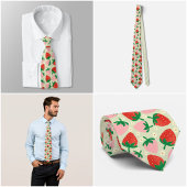 Berry Sweet Delights  Olive Green ネクタイ