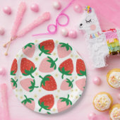 Berry Sweet Delights White ペーパープレート (パーティー)