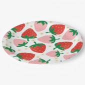 Berry Sweet Delights White ペーパープレート (アングル)