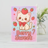 “Berry Sweet Dreams” Christmas Card – Glittery Poe シーズンカード (スタンド正面)