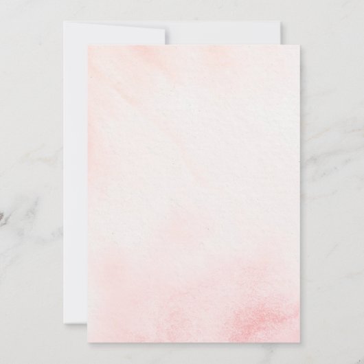 Berry Sweet First Birthday 招待状 (裏面)