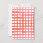 Berry Sweet First Birthday Thank You Card サンキューカード (裏面)