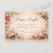 Berry Sweet Floral Diapper Raffle エンクロージャーカード (正面)