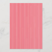 Berry Sweet Hand Drawn Bow Baby Shower 招待状 (裏面)