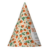 Berry Sweet Strawberry 1st Birthday Party パーティーハット (左)