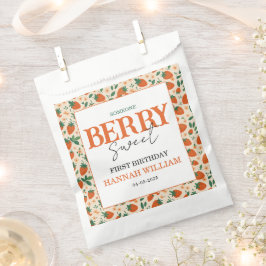 Berry Sweet Strawberry 1st Birthday Party フェイバーバッグ