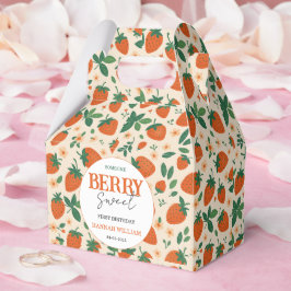 Berry Sweet Strawberry 1st Birthday Party フェイバーボックス