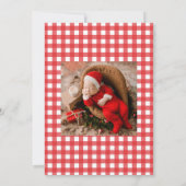 Berry Sweet Strawberry 1st Birthday Party 招待状 (裏面)