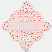 Berry Sweet Strawberry 1st Birthday Party Gift  フェイバーボックス (見開き)