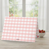 Berry Sweet Strawberry 1st Birthday Photo Folded H サンキューカード