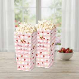 Berry Sweet Strawberry 1st Birthday Popcorn  フェイバーボックス