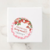 Berry Sweet Strawberry Baby Shower フェイバータグ (インサイチュ)