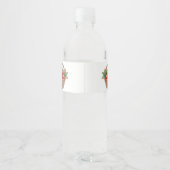 Berry Sweet Strawberry Baby Shower ペットボトルラベル (裏面)